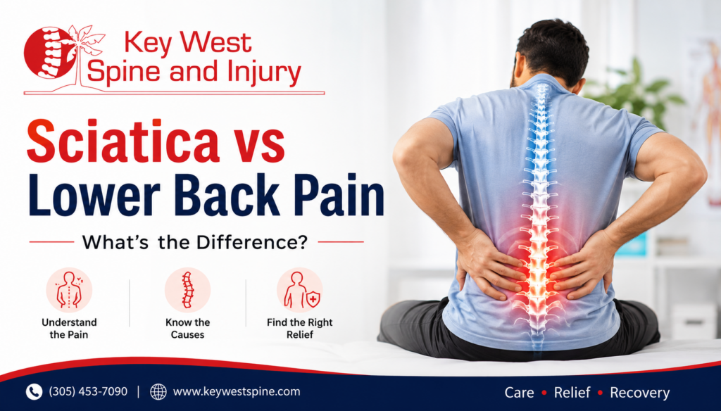 Sciatica vs Lower Back Pain - What’s the Difference