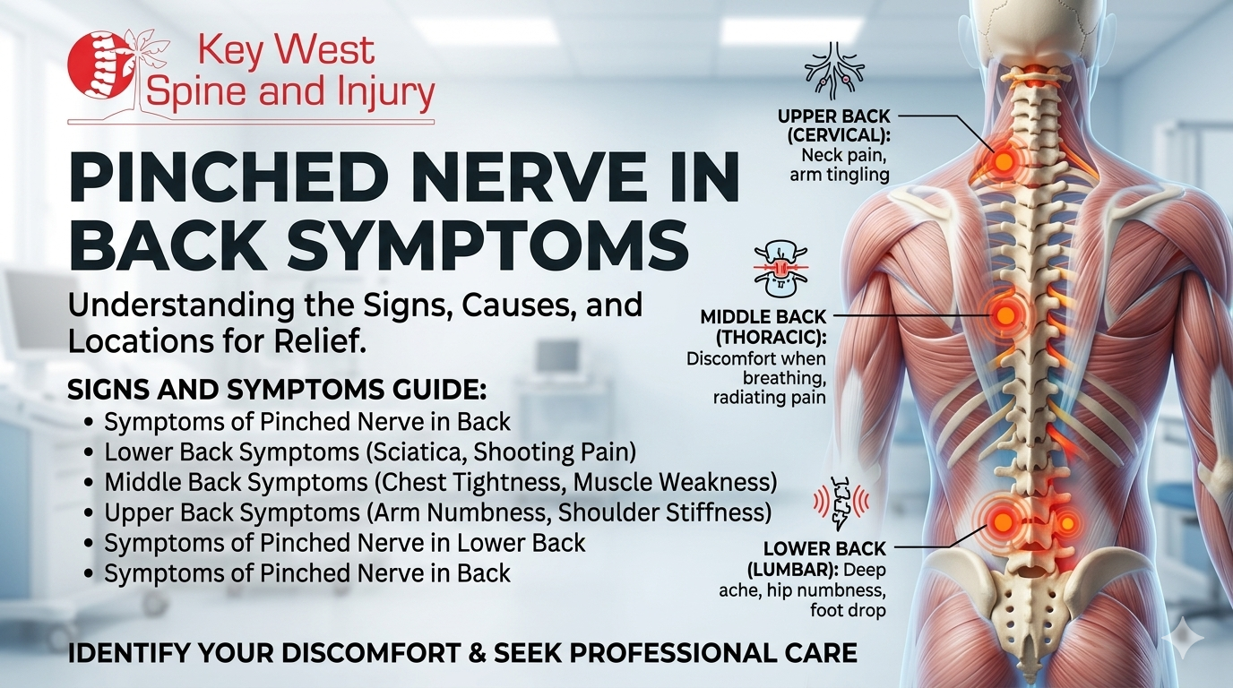 Pinched Nerve in Back Symptoms A Complete Location Guide